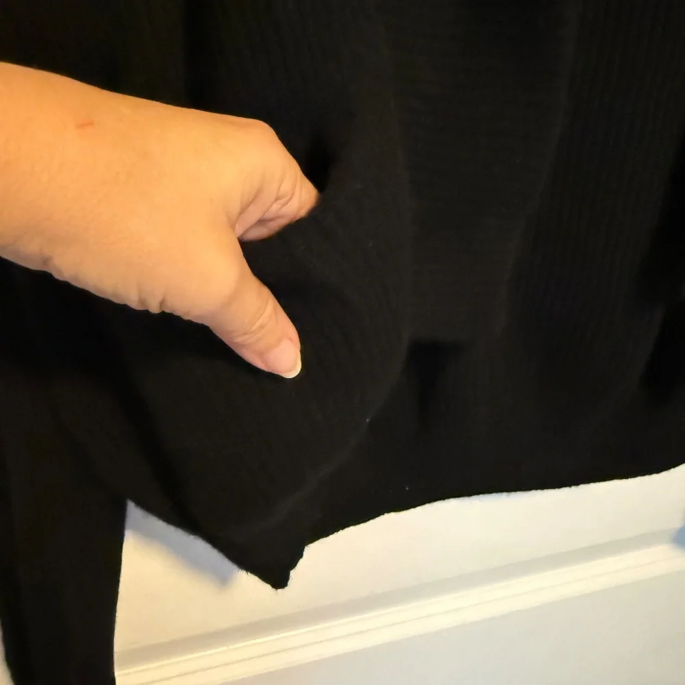 27 Miles Malibu Wool Cashmere Open Front Cropped Cardigan Sweater Size Small - Picture 3 of 9